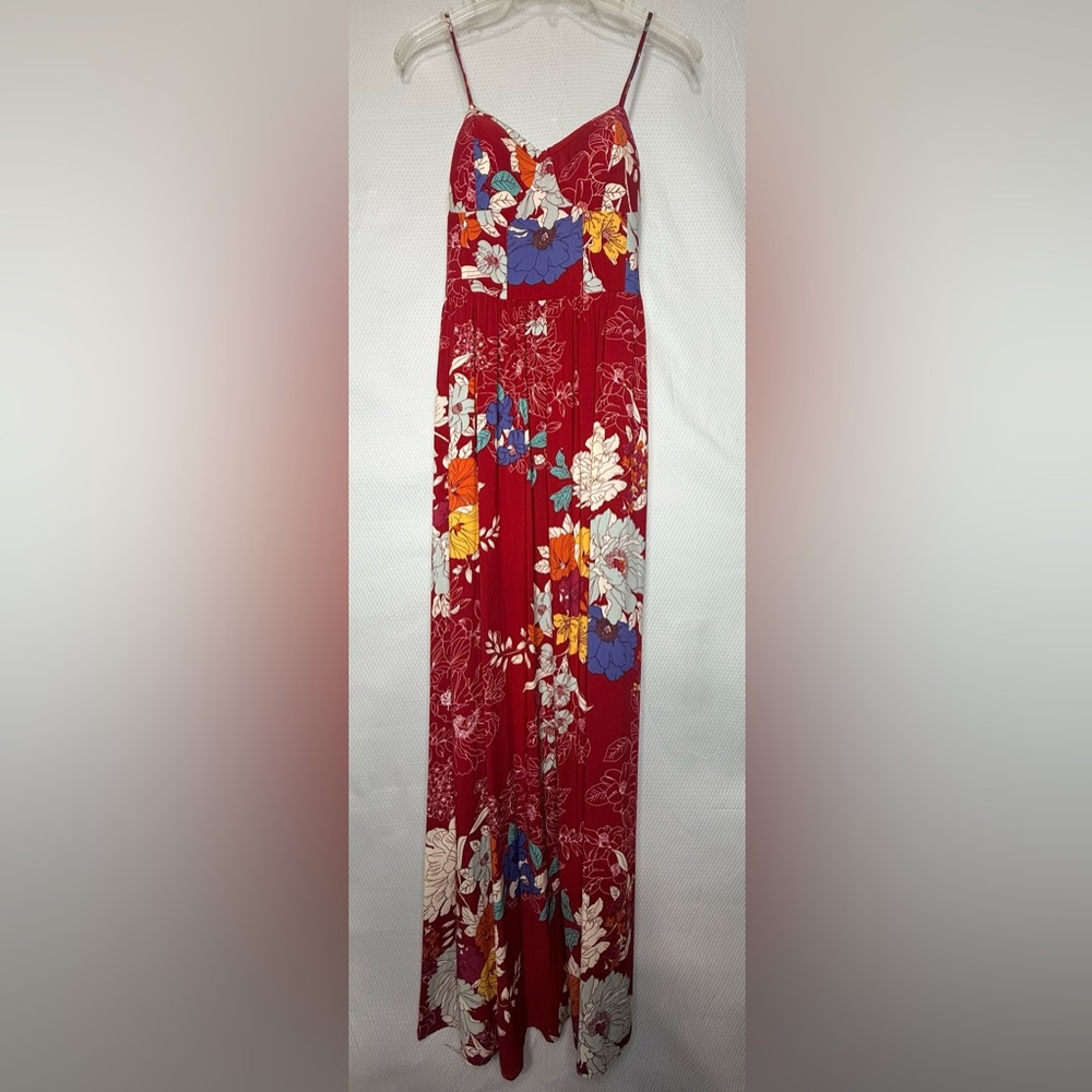 Maurices Red Floral Maxi Skirt - Picture 12 of 12